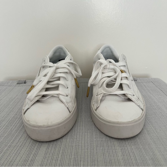 Adidas Women's Sleek Low Top Leather Sneakers - Picture 11 of 11